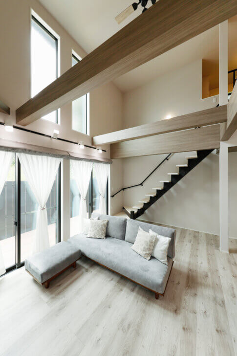 ゆったりとした広々空間、理想を追求したお家