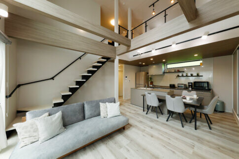 ゆったりとした広々空間、理想を追求したお家