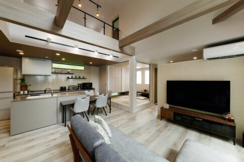 ゆったりとした広々空間、理想を追求したお家